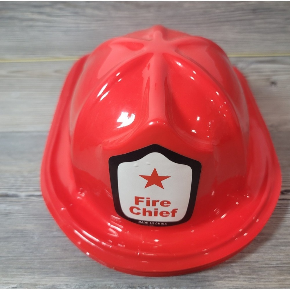 Kids Fireman Cheif Hats New Lot of 20 Plastic Halloween birthday party